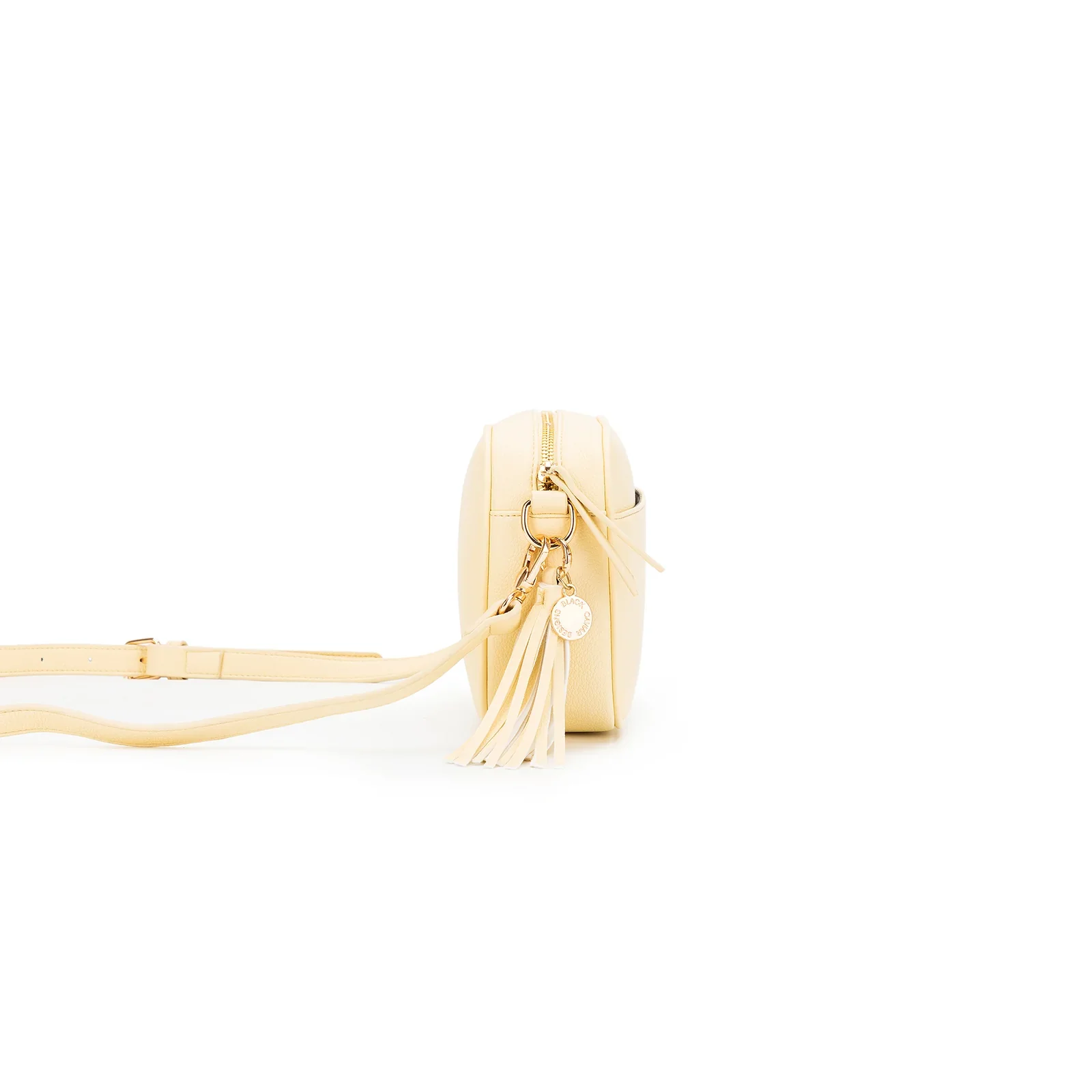 Indie Yellow Chiffon Crossbody Bag by Black Caviar - Image 4