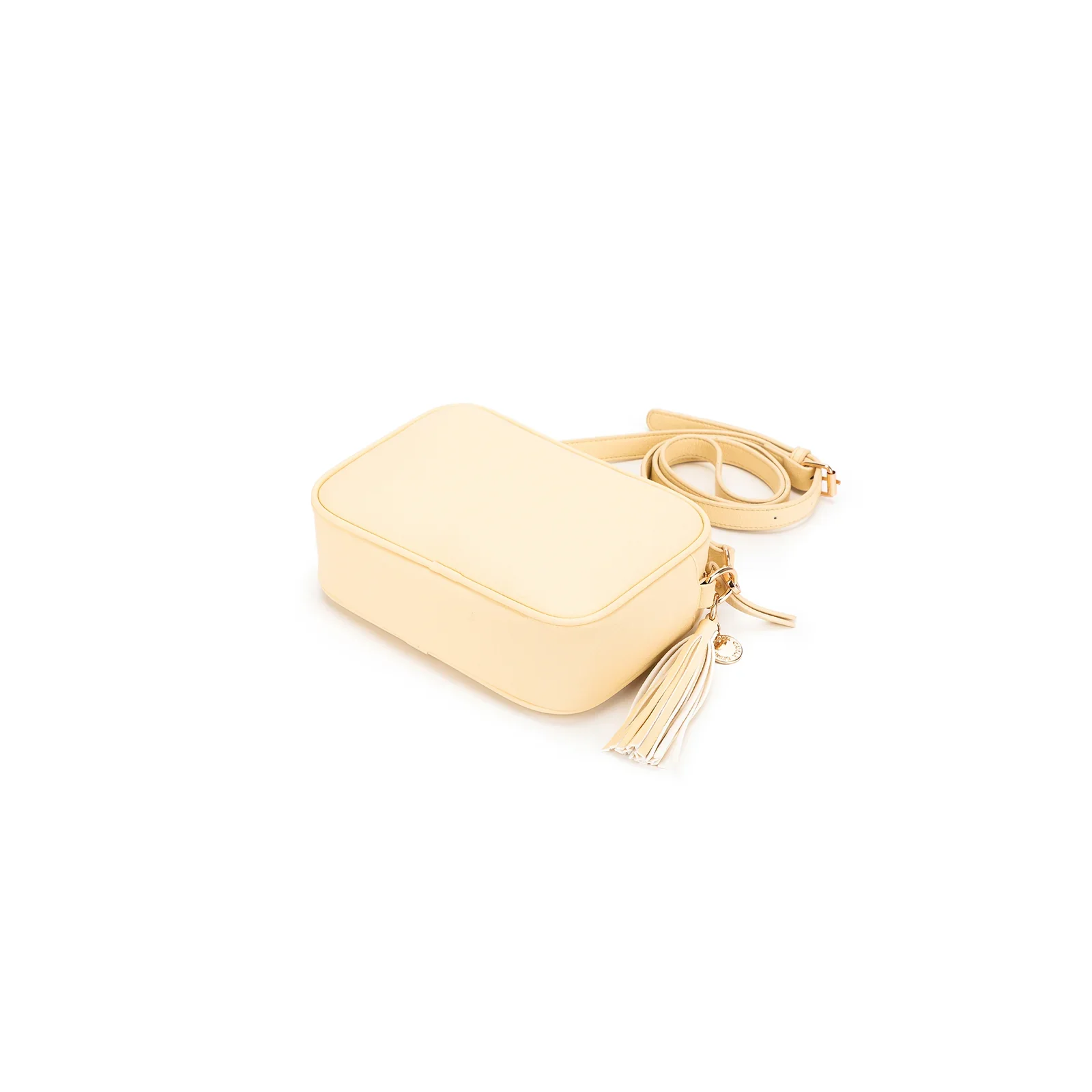 Indie Yellow Chiffon Crossbody Bag by Black Caviar - Image 5