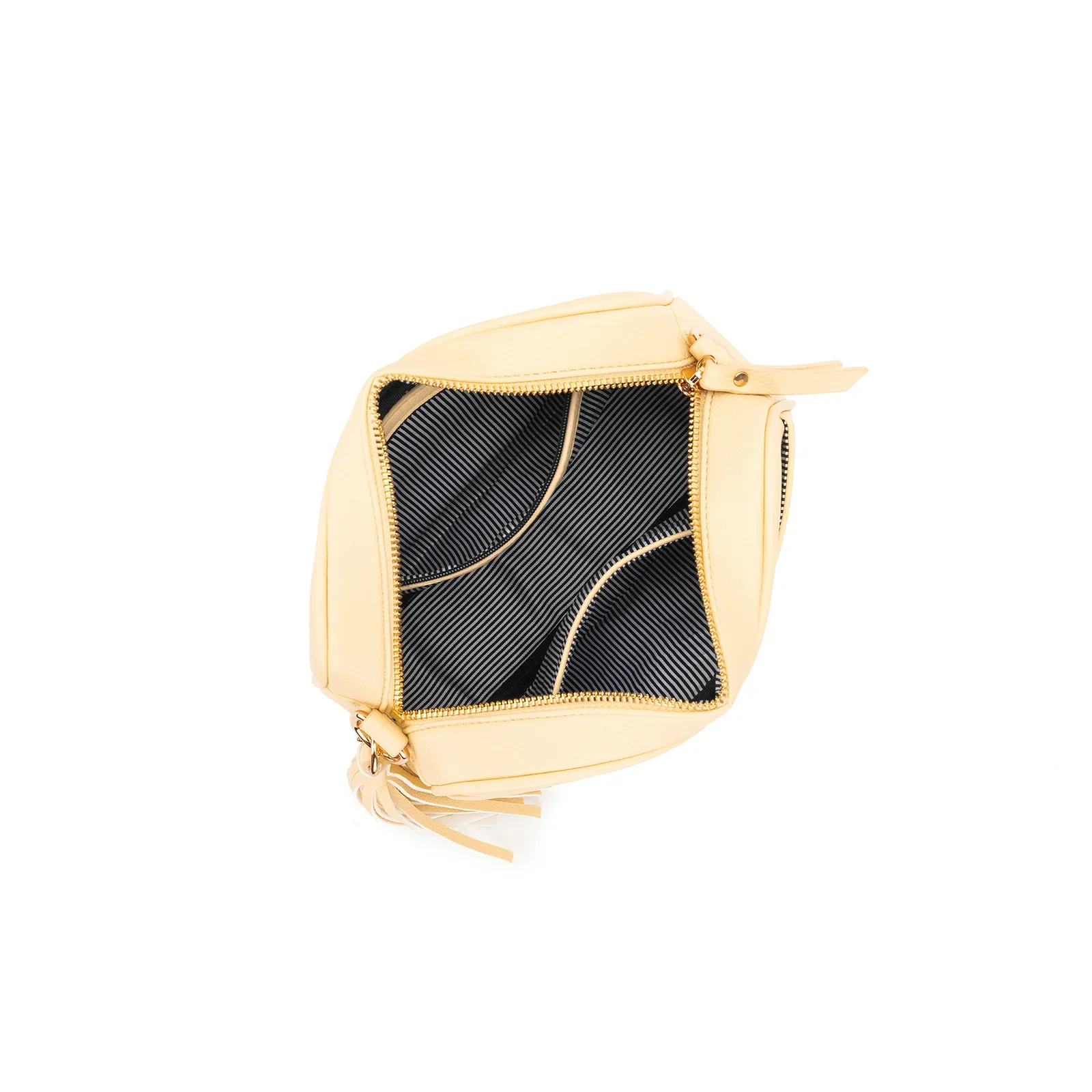 Indie Yellow Chiffon Crossbody Bag by Black Caviar - Image 9