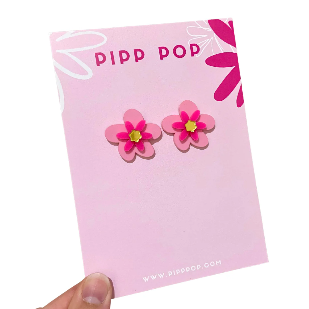 Jessie Flower Stud Earrings