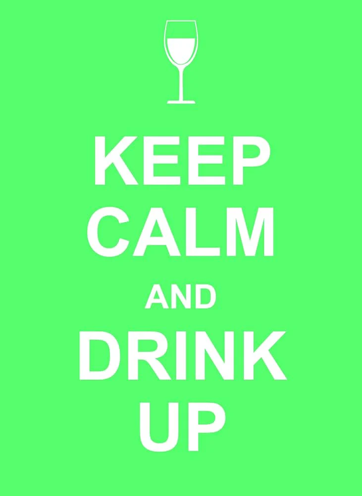 Keep Calm & Drink Up Book