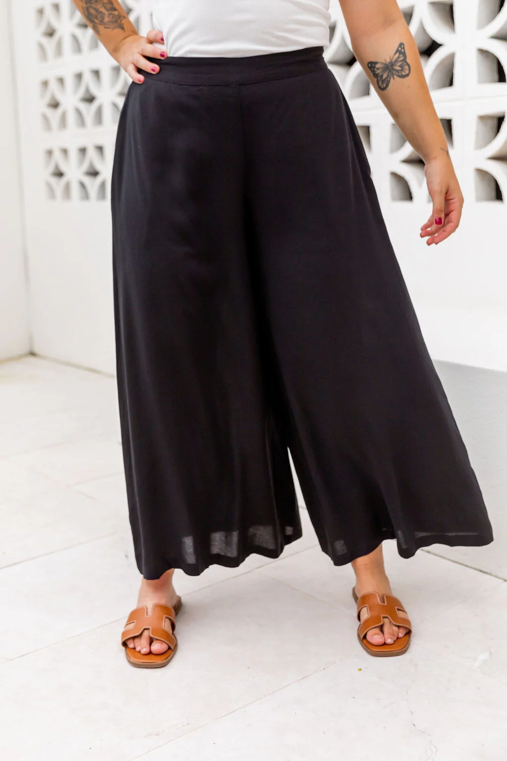 Larsa Pants - Petite in Black - Image 2