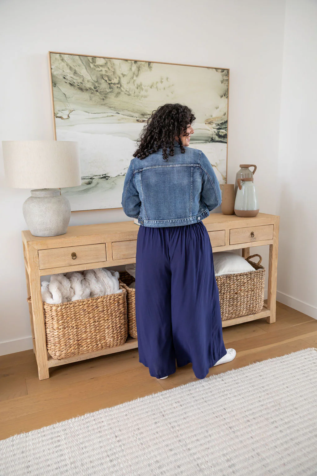 Larsa Pants - Petite in Navy - Image 14