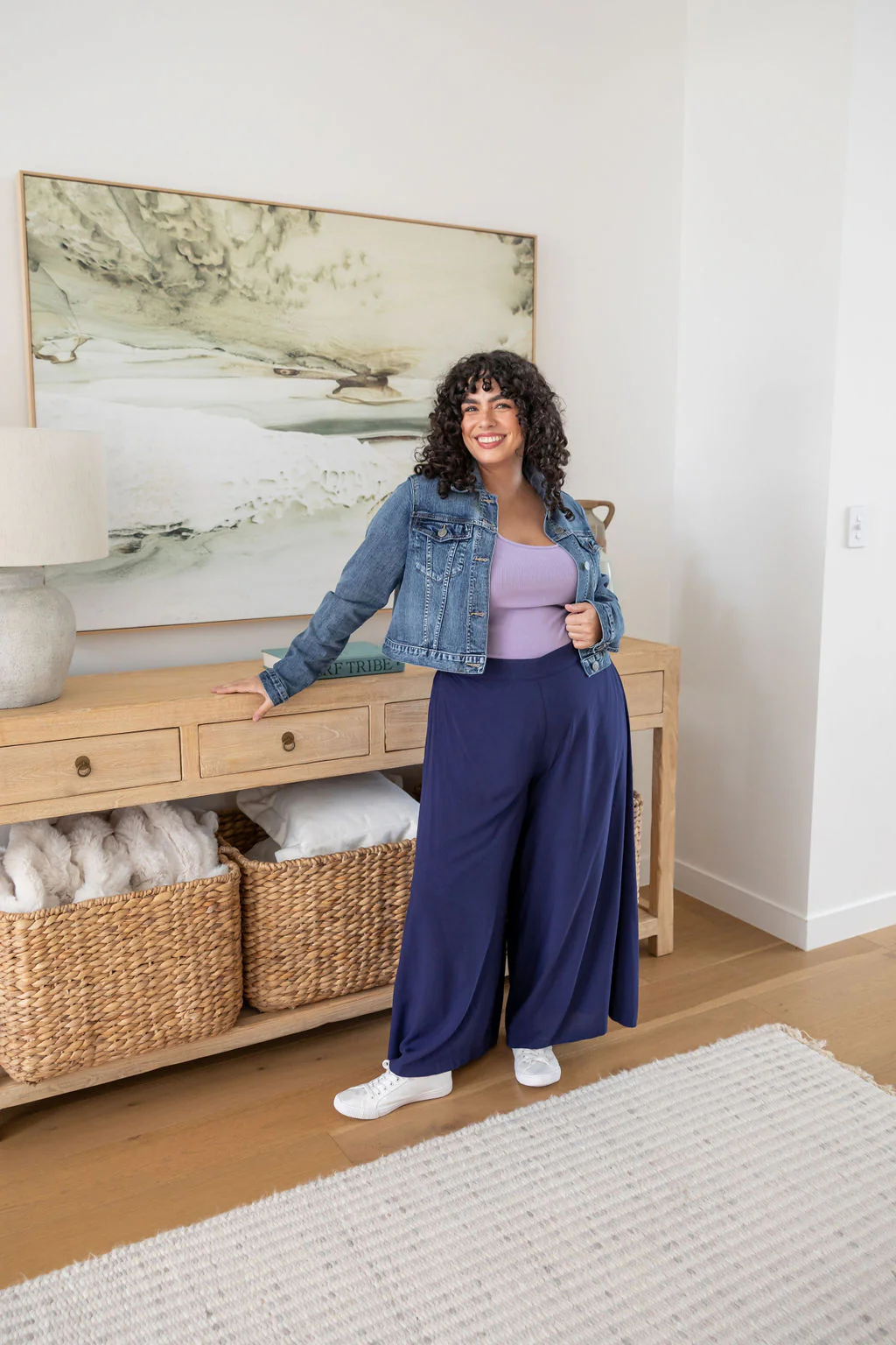 Larsa Pants - Petite in Navy - Image 7
