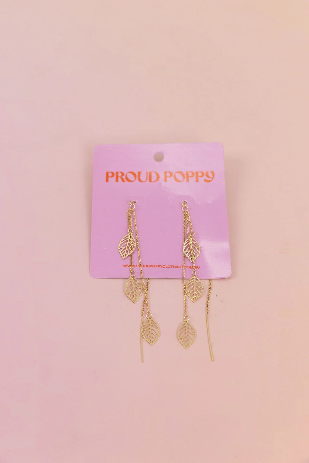 Leaf Drop Earrings