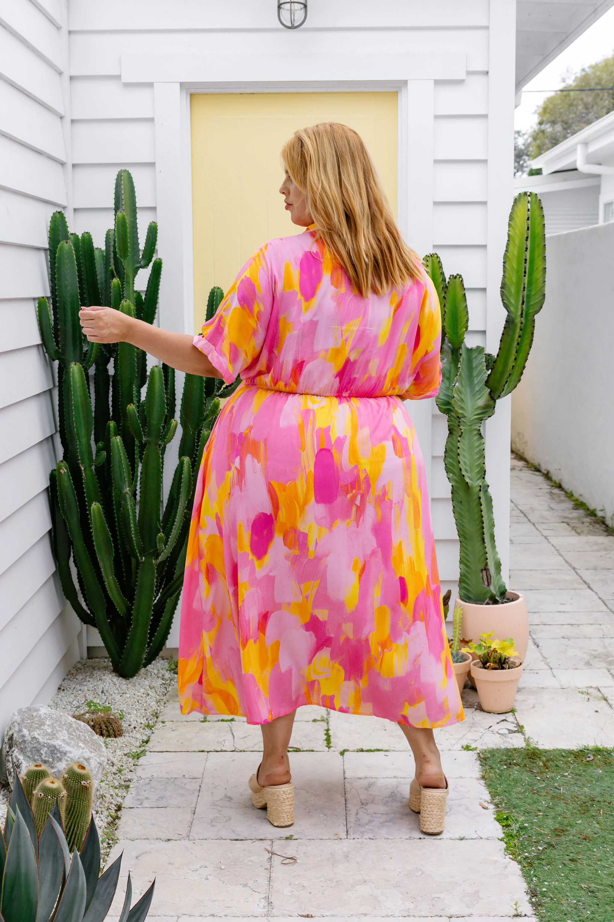 Maggi Dress in Pink Bloom by Maggi McDonald - Image 17