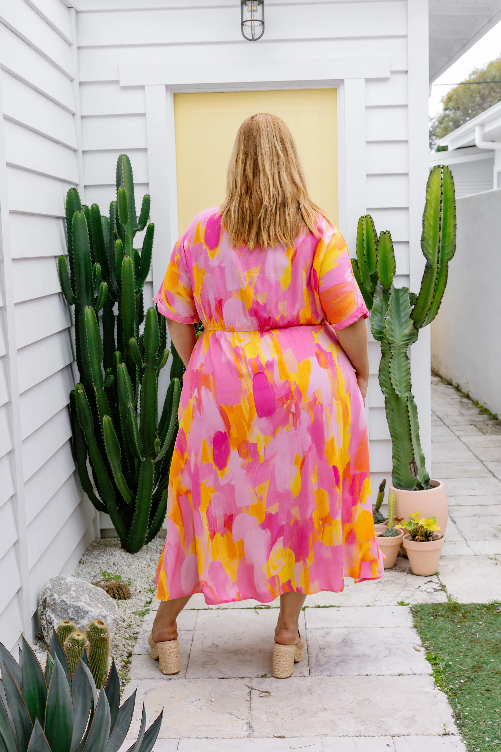 Maggi Dress in Pink Bloom by Maggi McDonald - Image 19