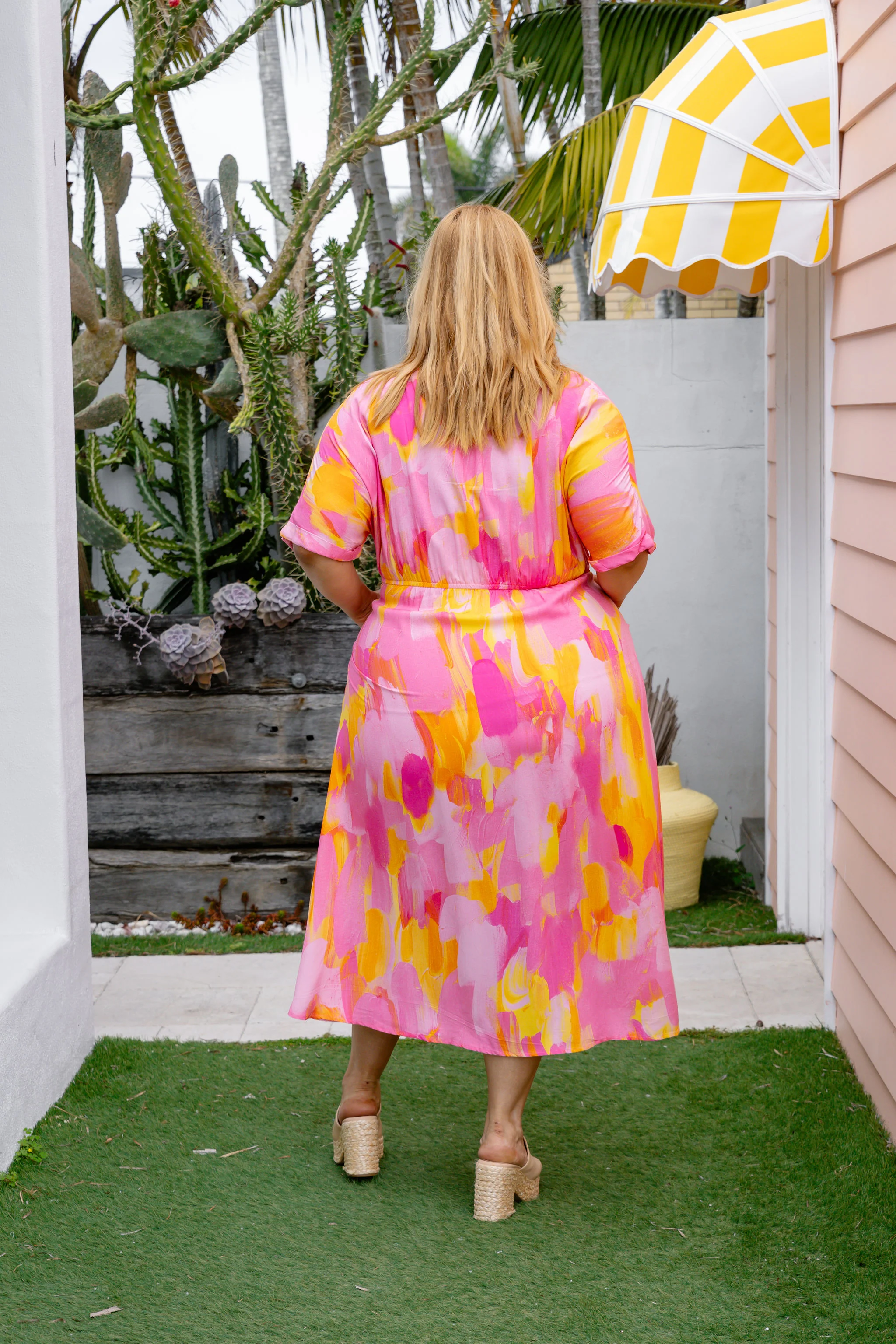 Maggi Dress in Pink Bloom by Maggi McDonald - Image 23