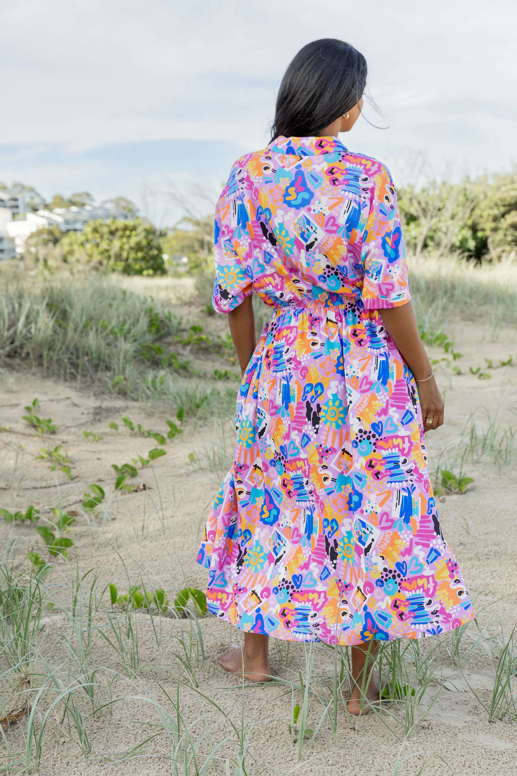 Maddy Midi Dress in Summer Snapshots by Kasey Rainbow - Image 27