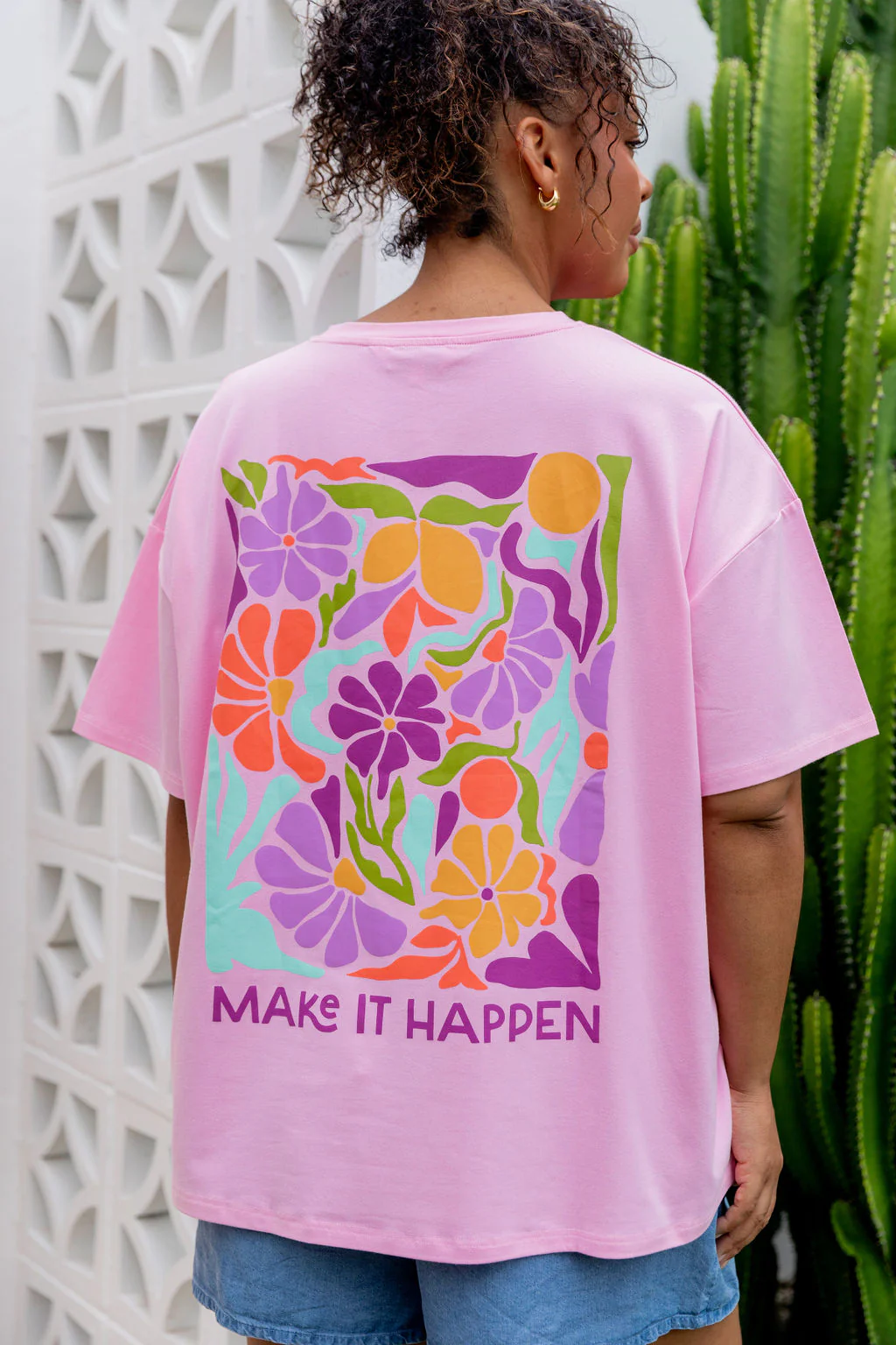 Make it Happen Tee in Sherbet - Image 14