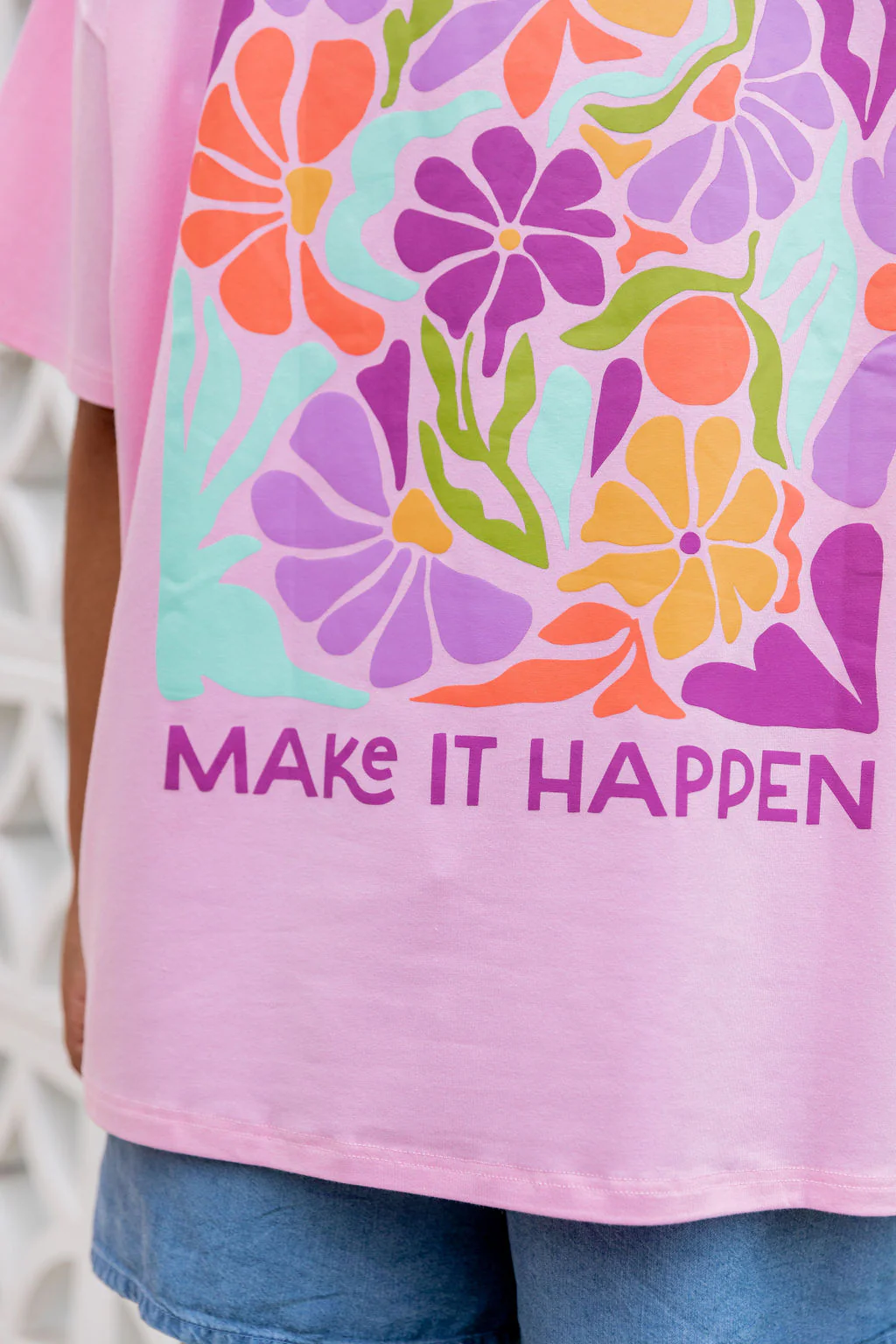 Make it Happen Tee in Sherbet - Image 15