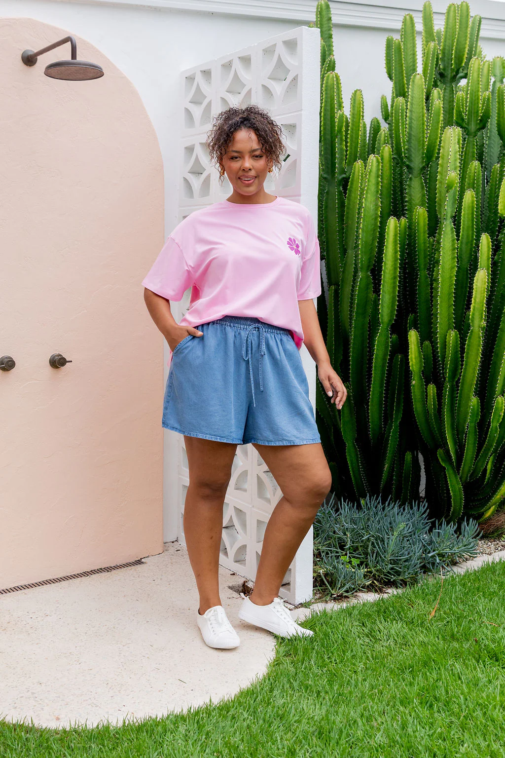 Make it Happen Tee in Sherbet - Image 17