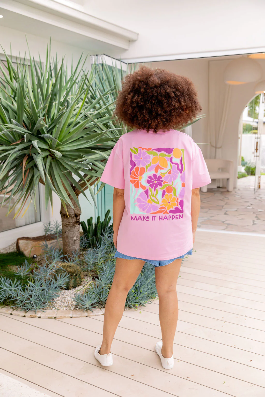 Make it Happen Tee in Sherbet - Image 27