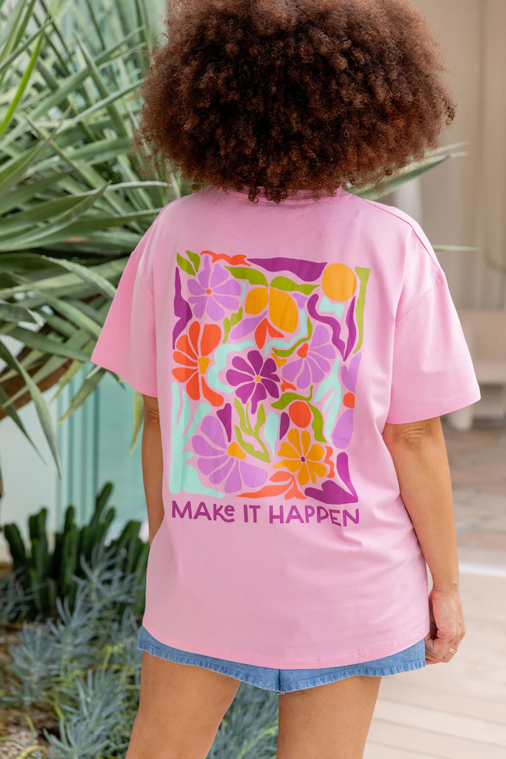 Make it Happen Tee in Sherbet - Image 28