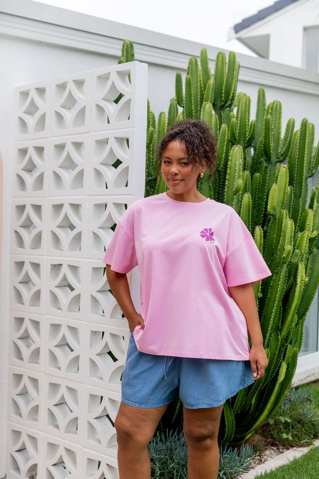 Make it Happen Tee in Sherbet - Image 3