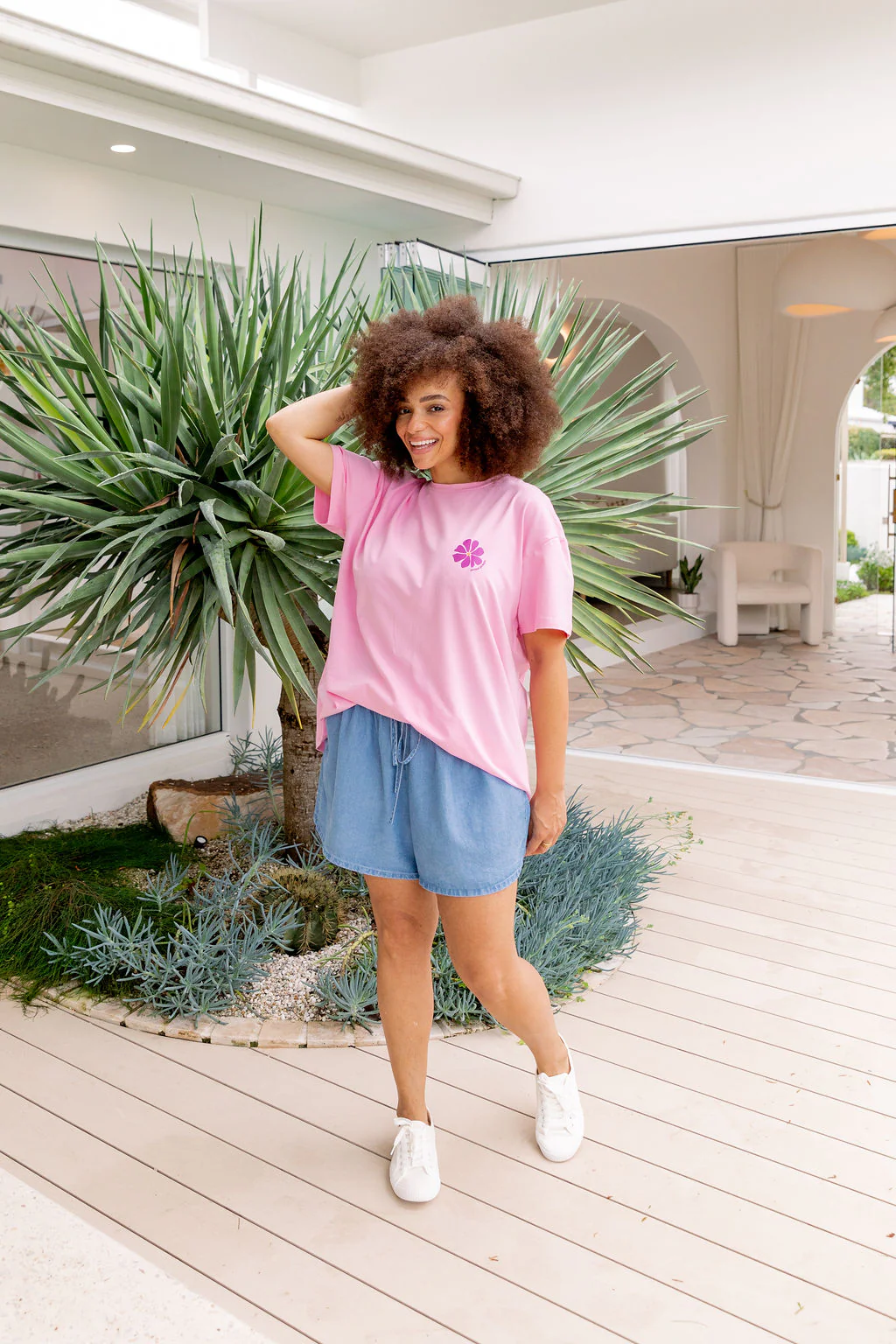 Make it Happen Tee in Sherbet - Image 32