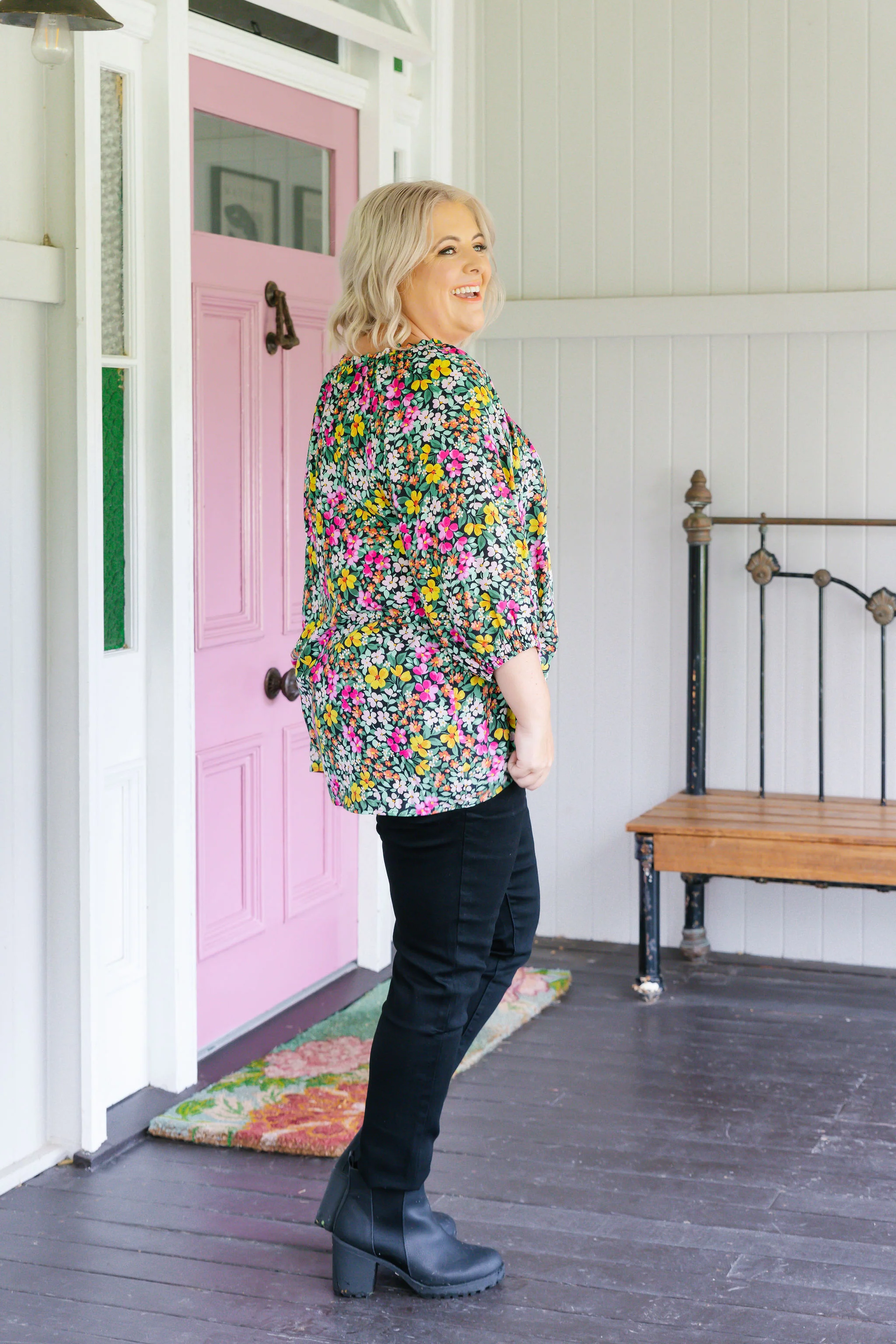 Martina Blouse in Garden Stroll - Image 10