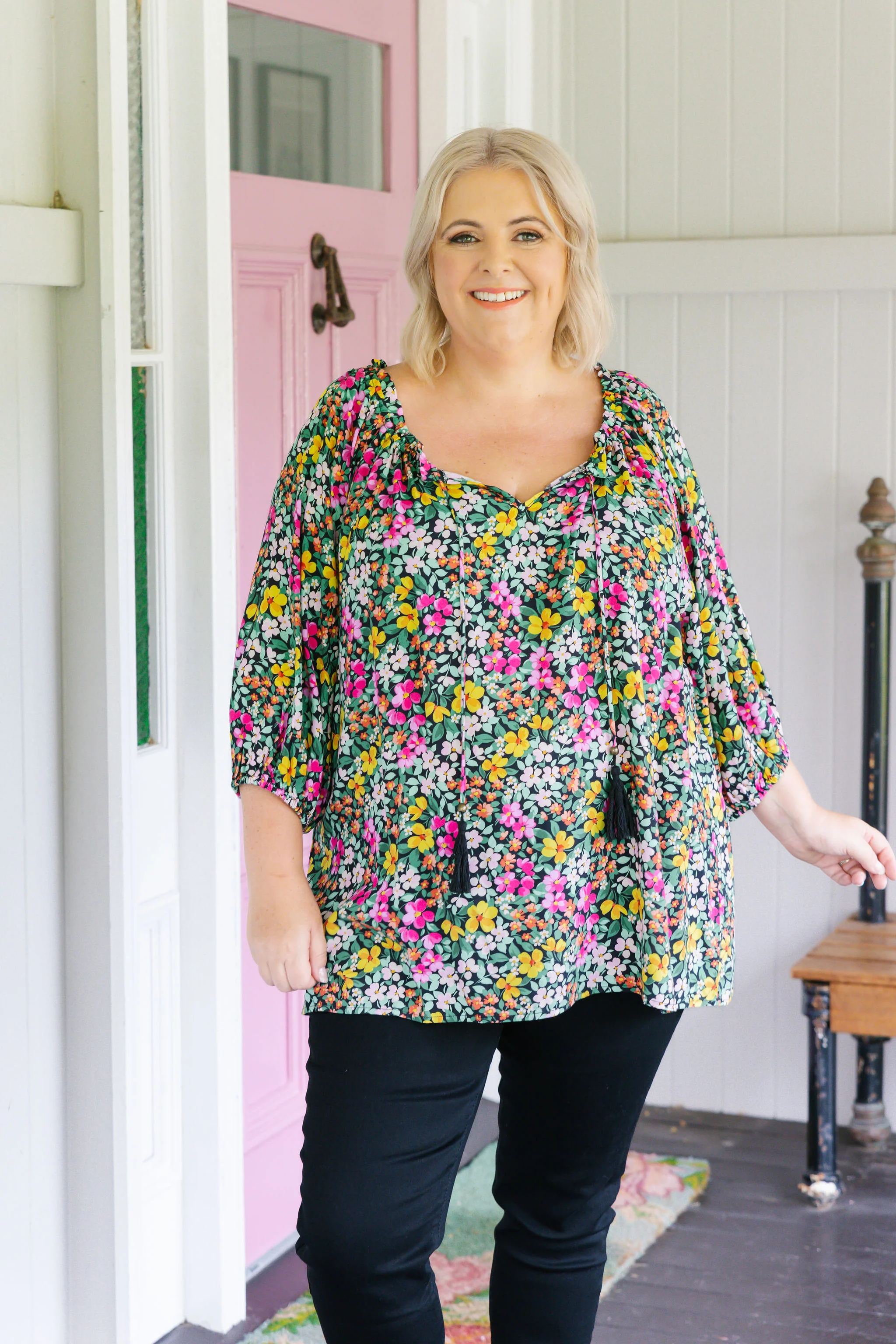 Martina Blouse in Garden Stroll - Image 14