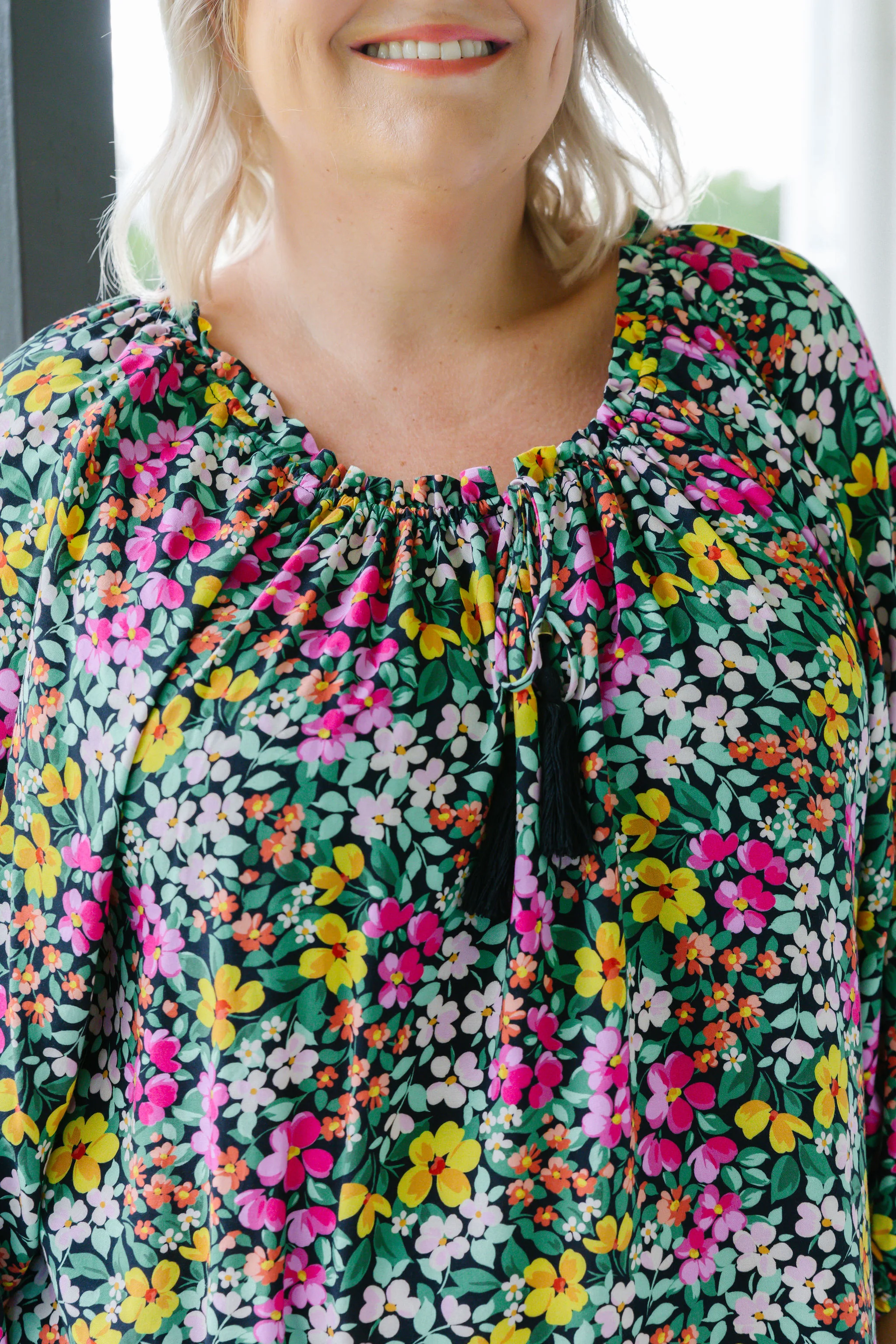 Martina Blouse in Garden Stroll - Image 5
