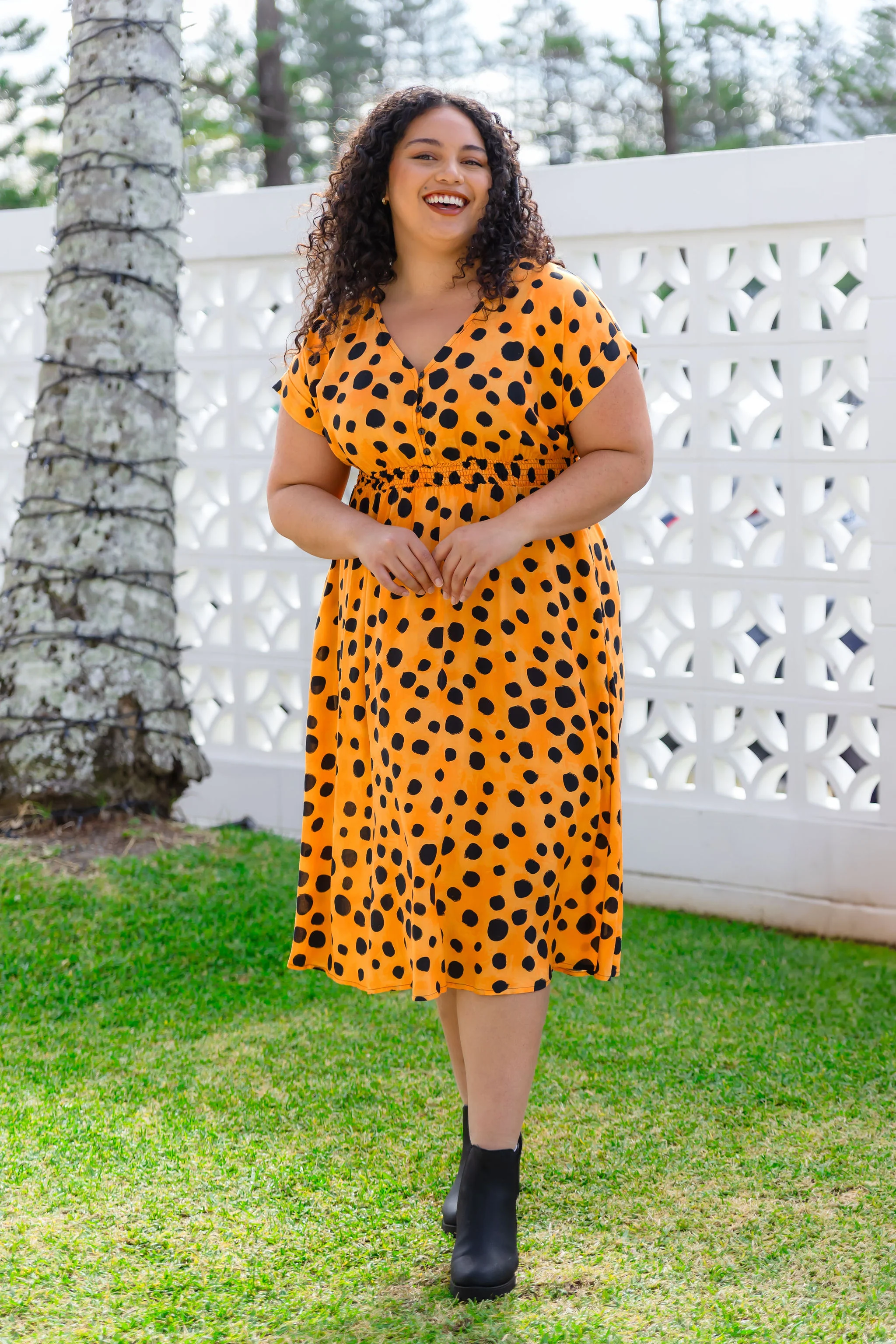 Millie Dress in Mustard Cheetah by Kasey Rainbow - Image 20