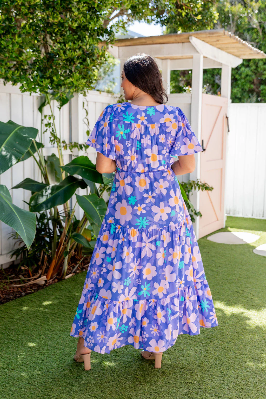 Bonnie Dress in Lilac Daisies - Image 15