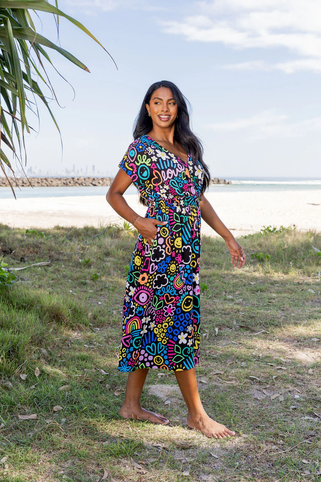 Millie Midi Dress in Teenage Dream by Kasey Rainbow - Image 9
