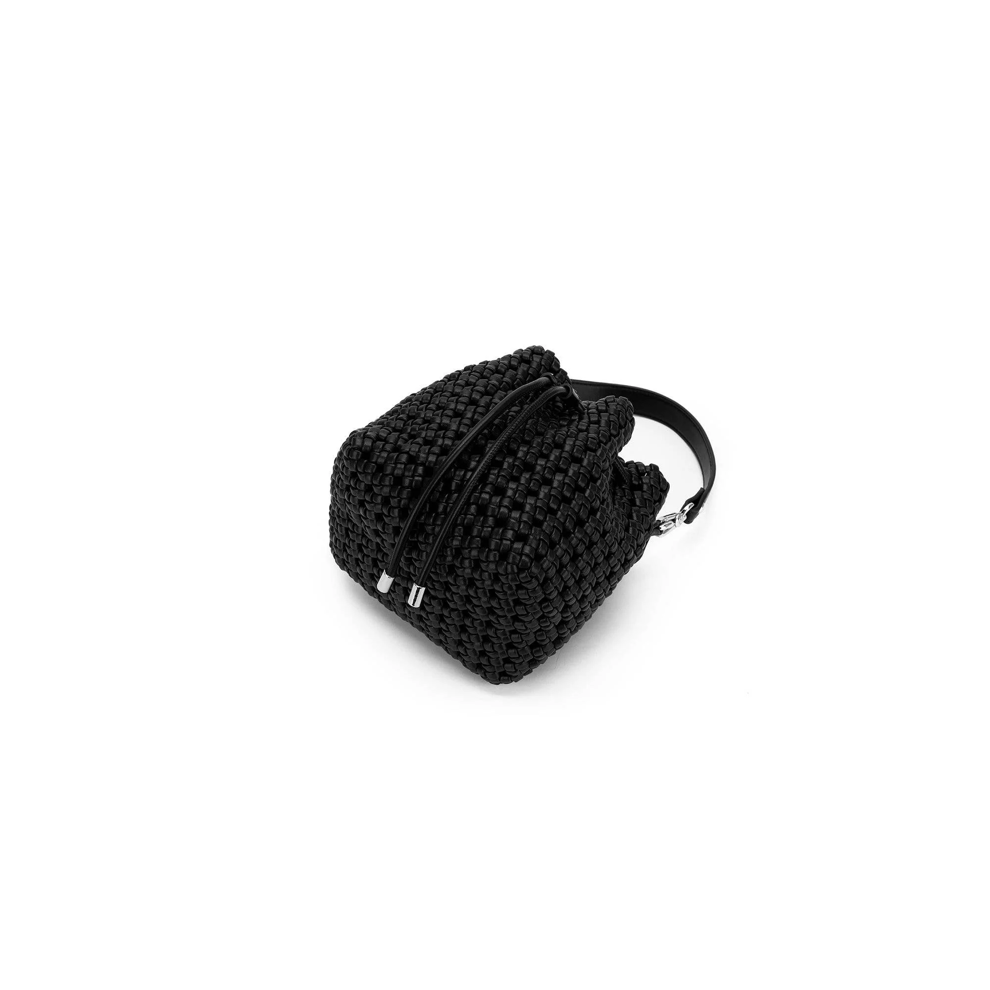 Mindy Black Bucket Bag by Black Caviar - Image 2