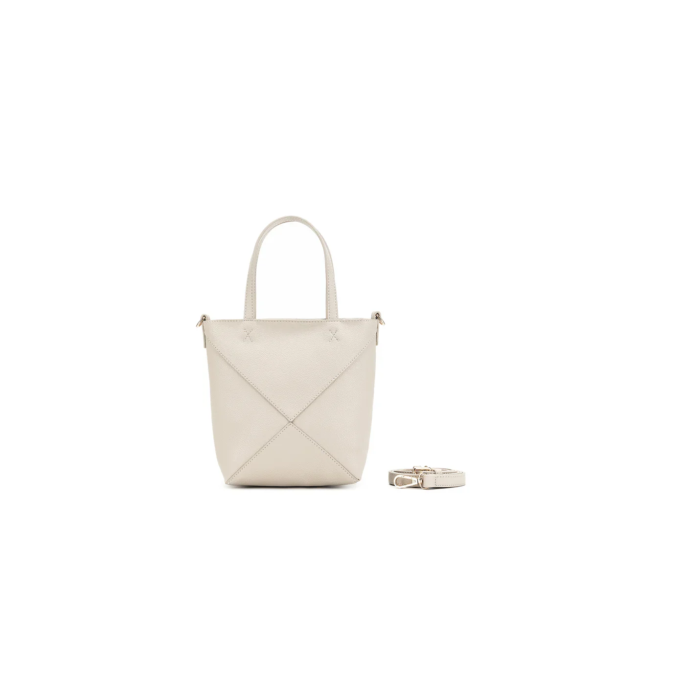 Mini Suki Oatmeal 2 Piece Handbag Set by Black Caviar - Image 3