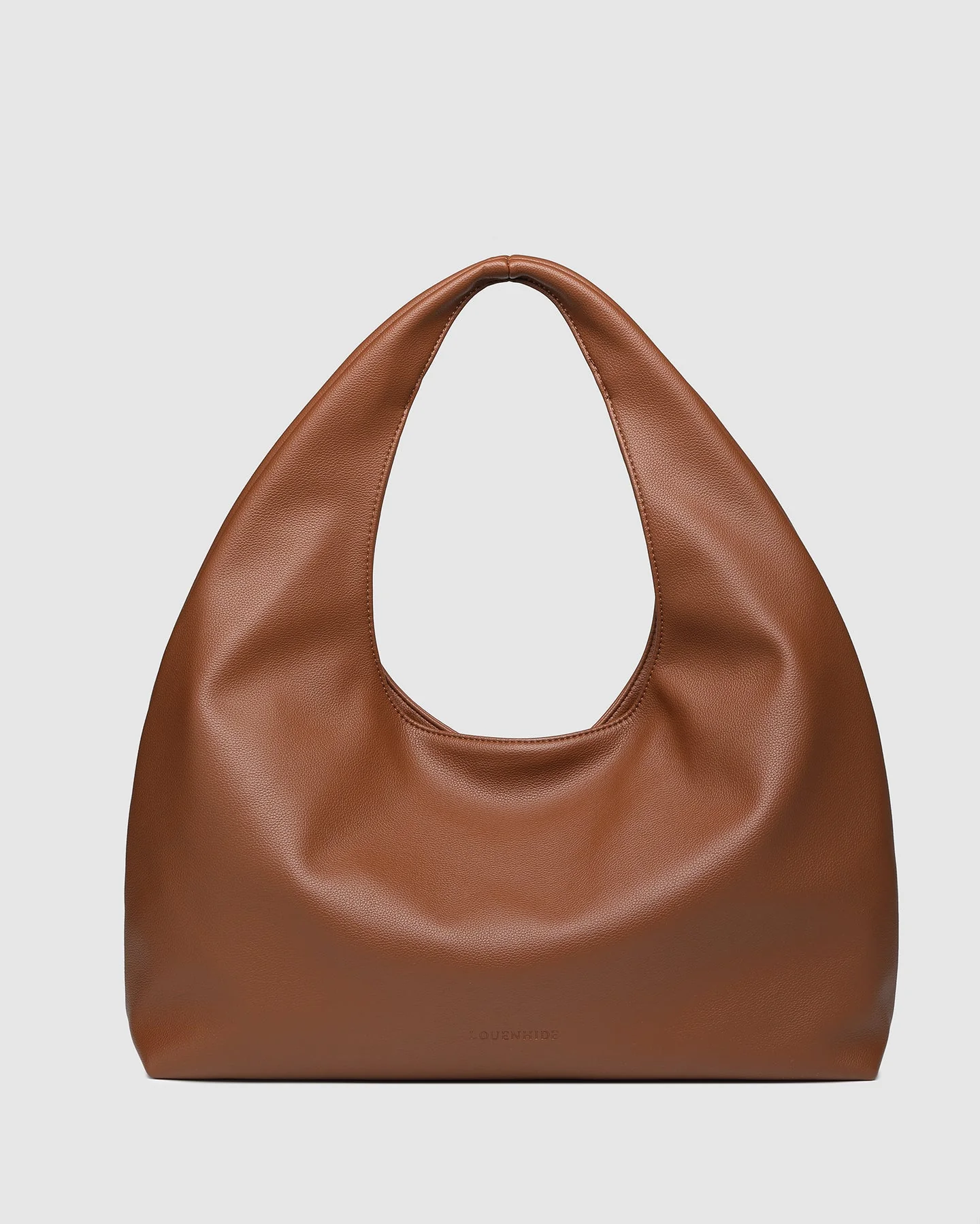Monaco Shoulder Bag in Tan by Louenhide