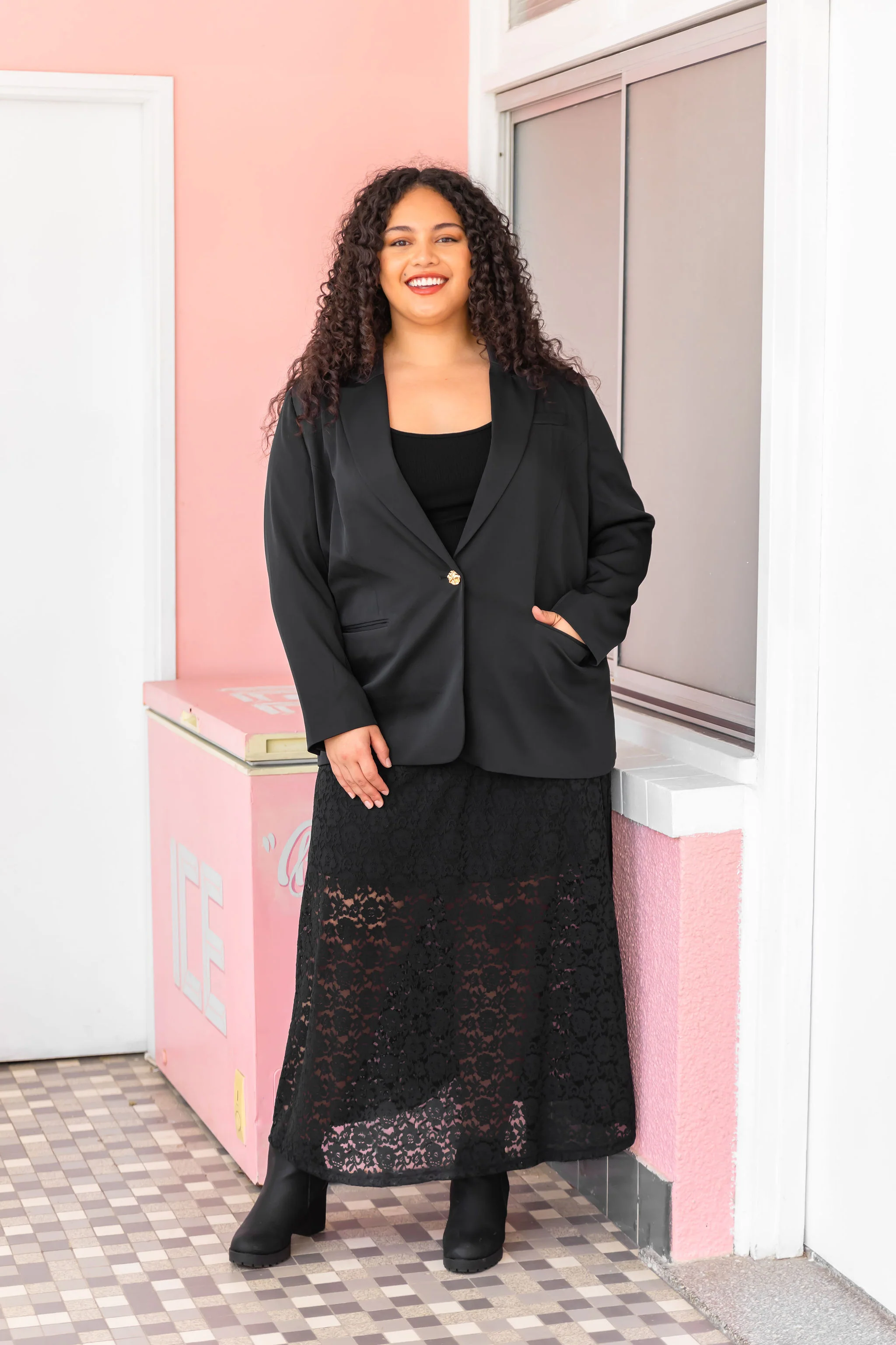 Myles Blazer in Black - Image 15