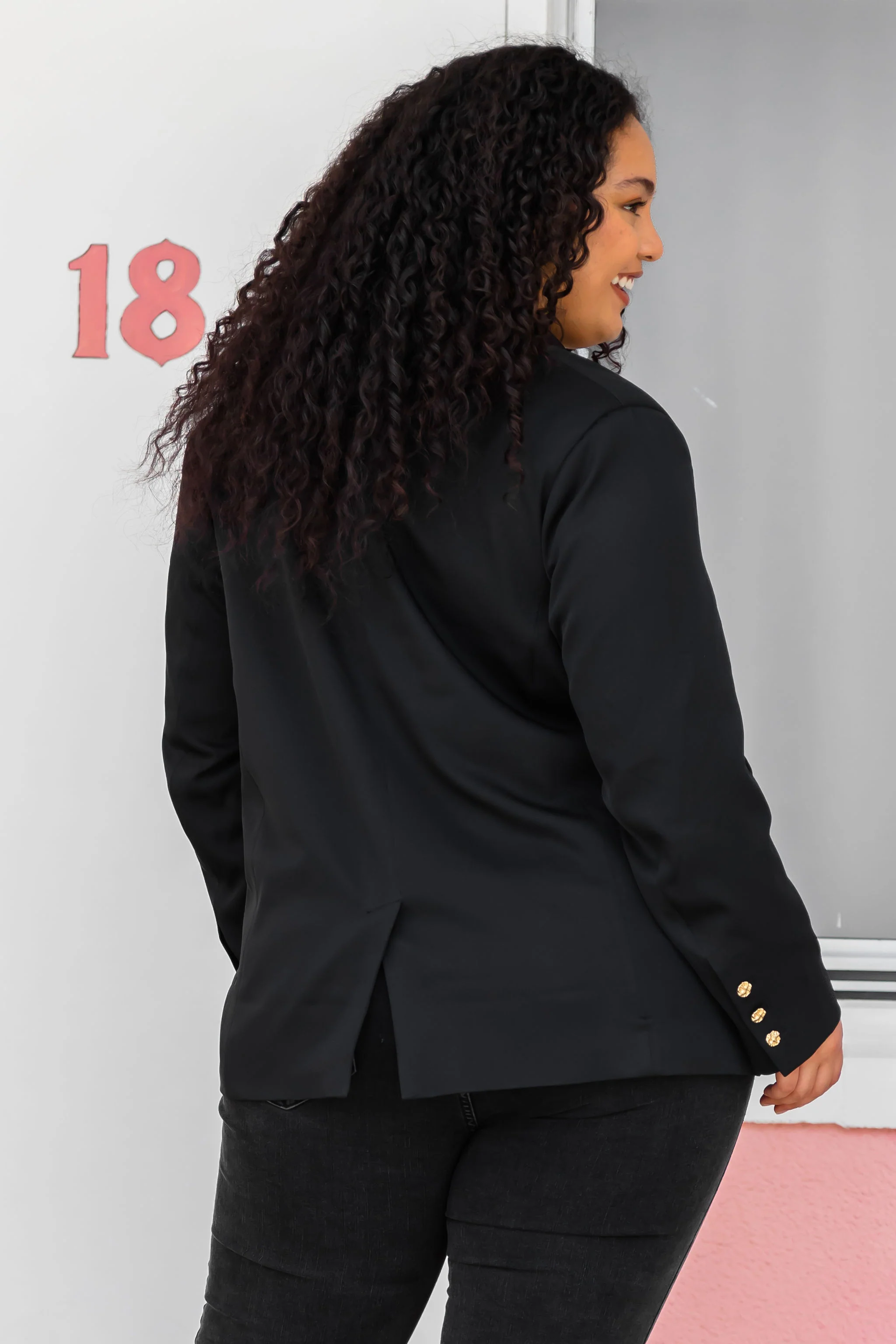Myles Blazer in Black - Image 21