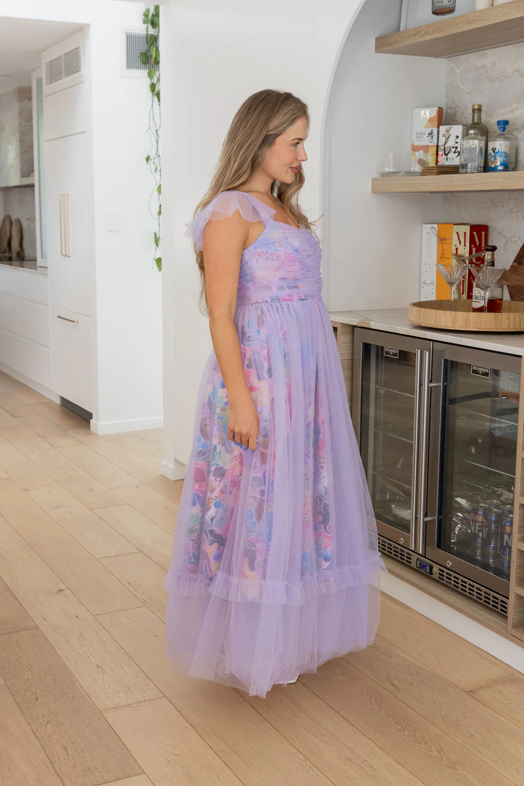 Princess Tulle Ruffle Maxi Dress in Aussie Lilac by Kasey Rainbow - Image 23