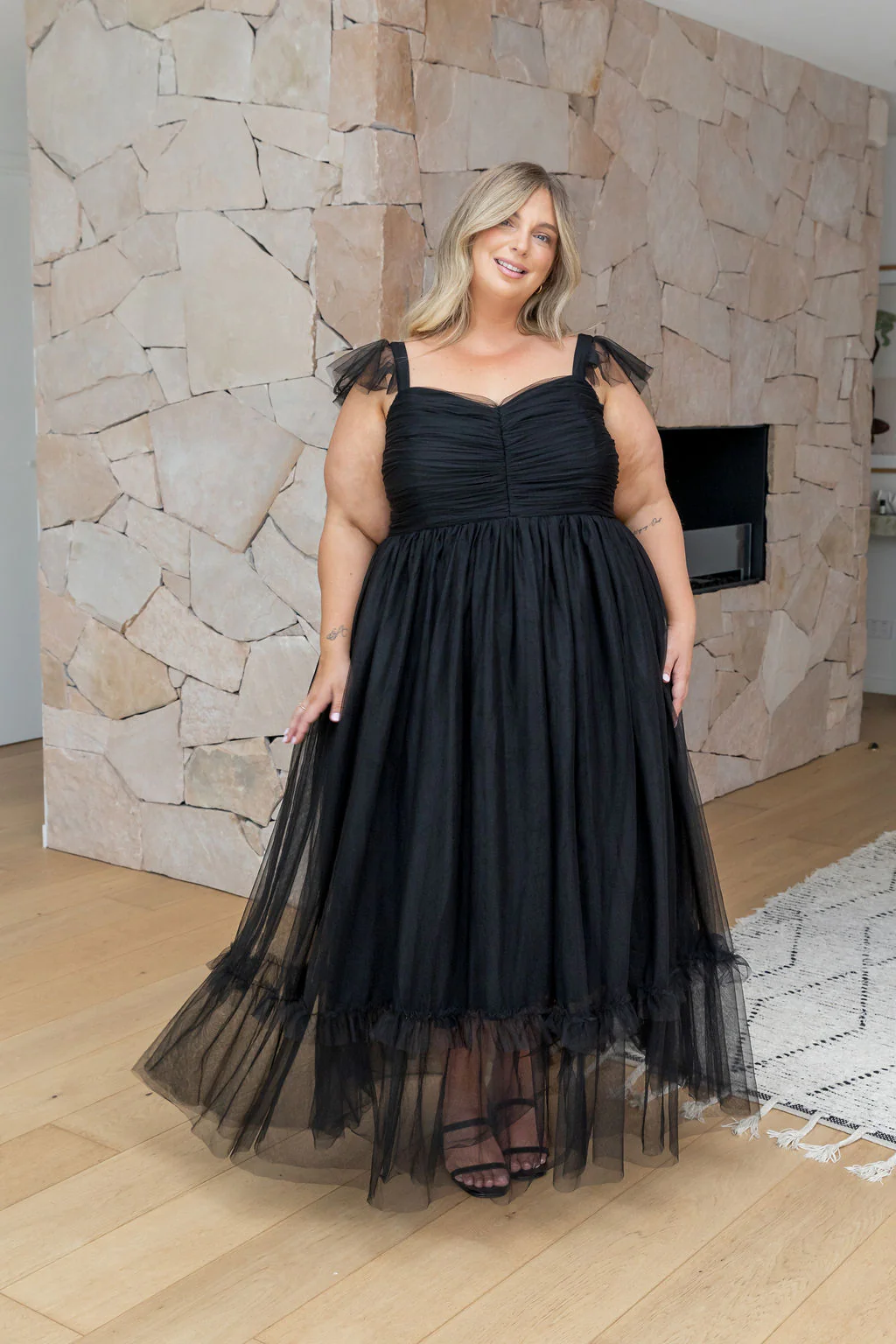 Princess Maxi Dress in Black - Image 2