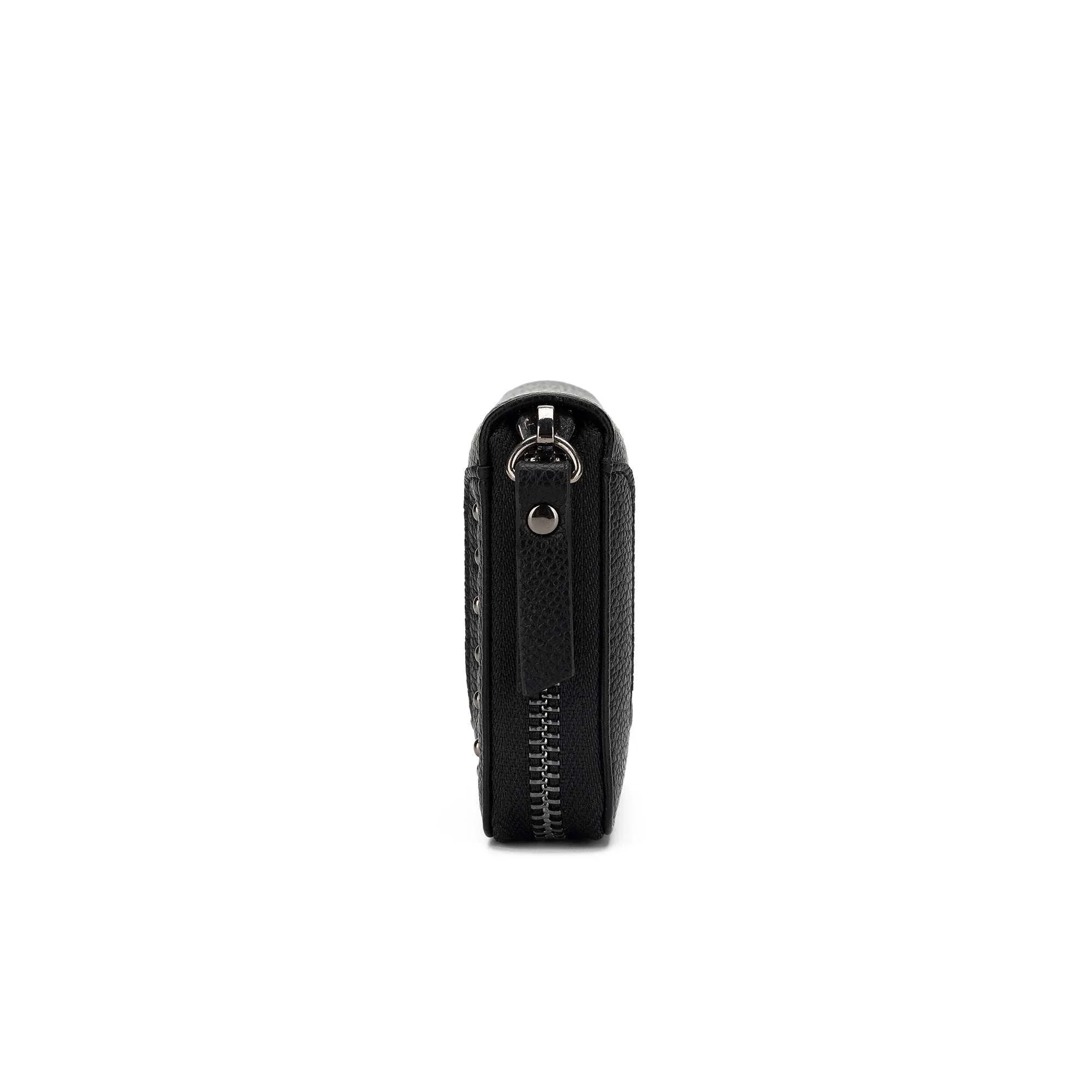Rebel Black Studded Mini Wallet by Black Caviar - Image 3