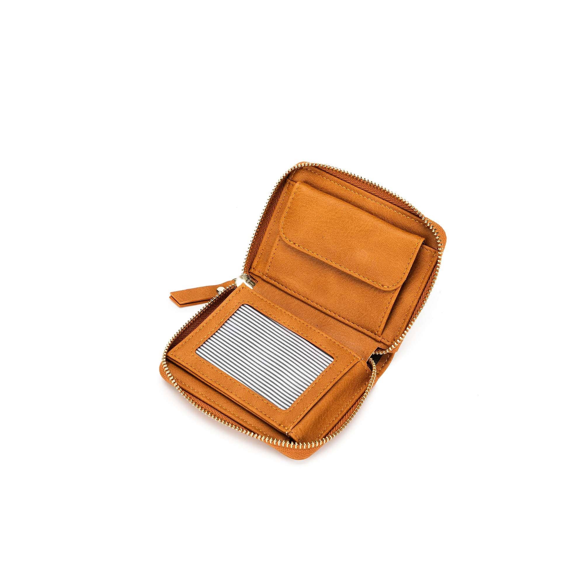 Rebel Tan Studded Mini Wallet by Black Caviar - Image 5