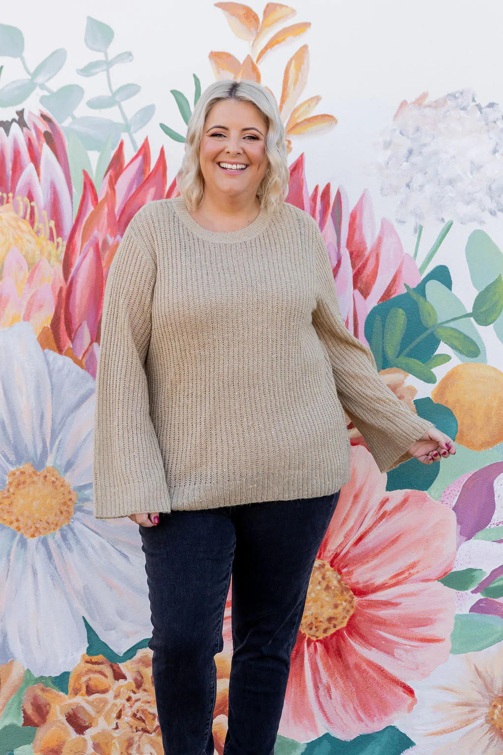 Regina Knit in Champagne Sparkle - Image 21