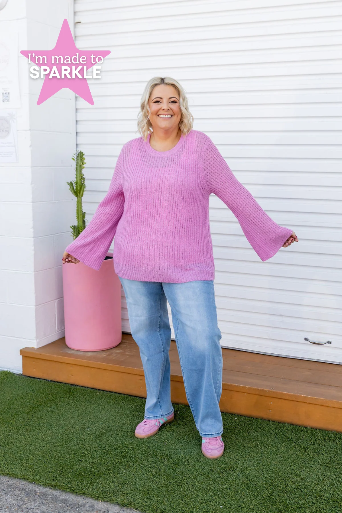 Regina Knit in Sherbet Sparkle - Image 2