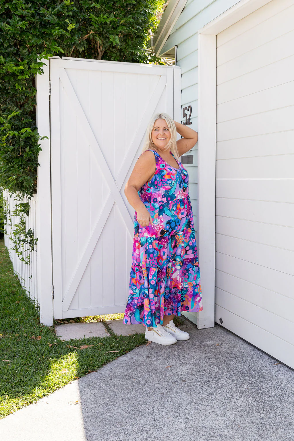 Ronnie Maxi Dress in Midnight Safari by Kasey Rainbow - Image 10
