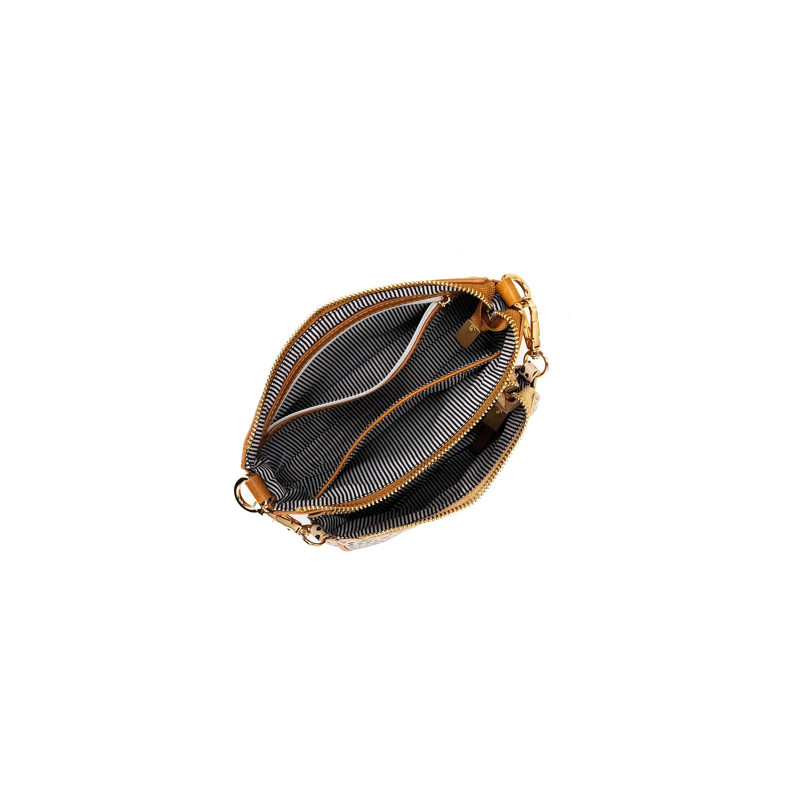 Sabie Tan & Pebbled 2 Piece Crossbody Bag by Black Caviar - Image 9