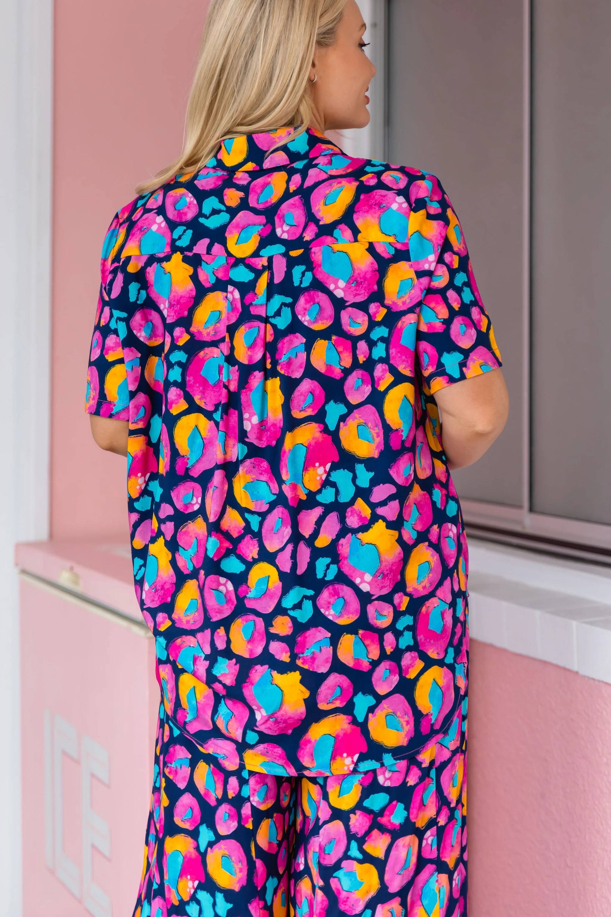 Samara Shirt in Magenta Leopard by Kasey Rainbow - Image 10