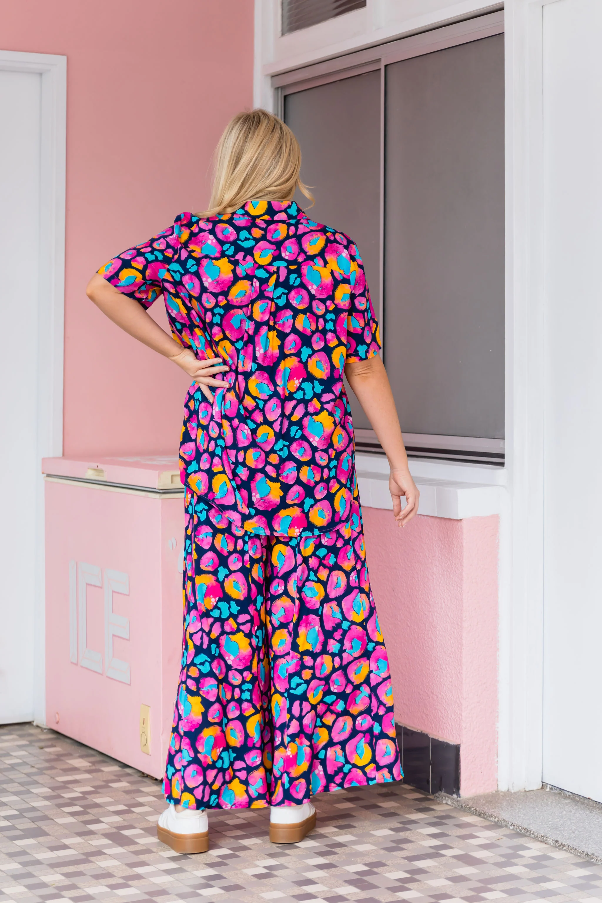 Samara Shirt in Magenta Leopard by Kasey Rainbow - Image 11