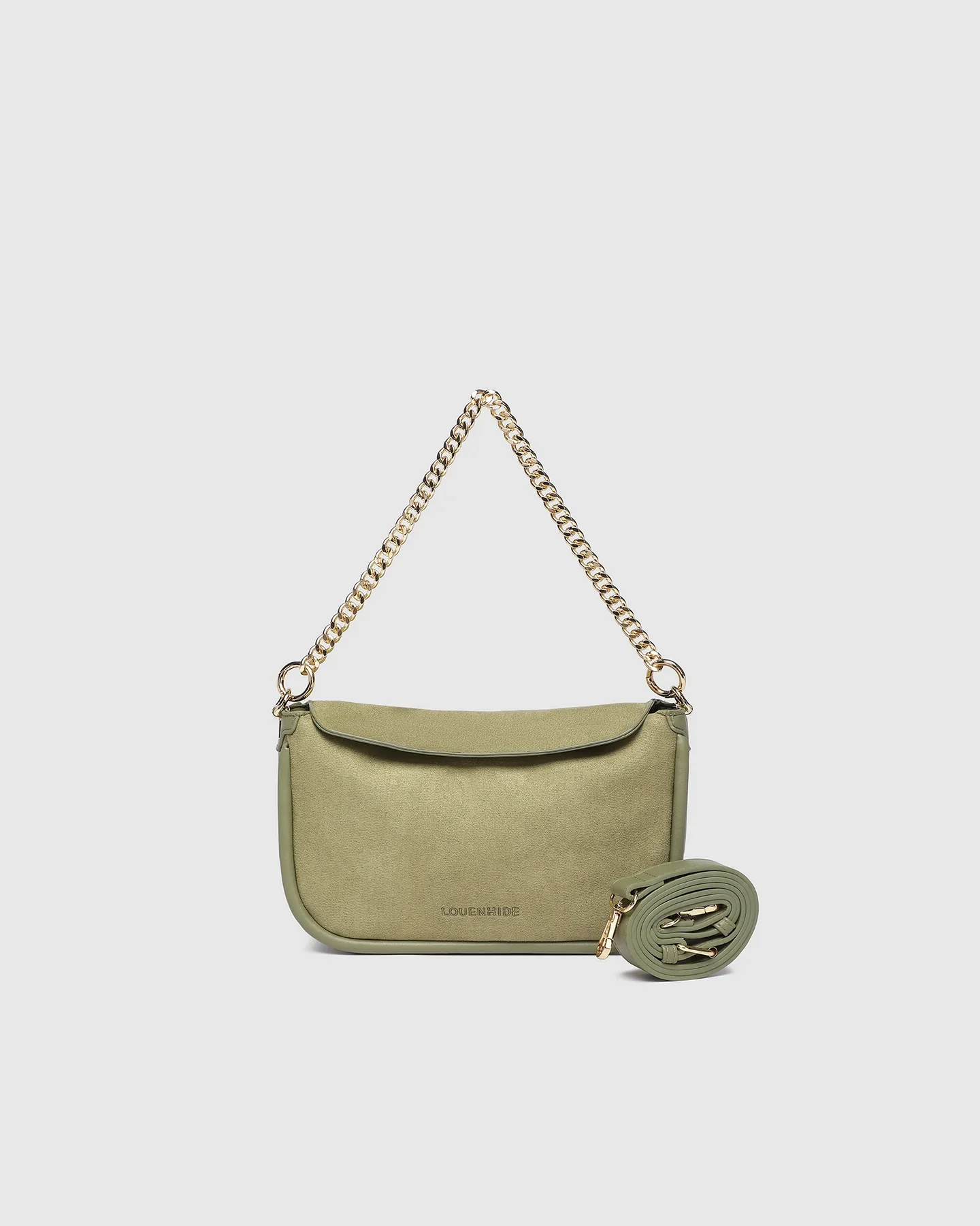 Saylor Crossbody Bag in Sage Green by Louenhide - Image 3