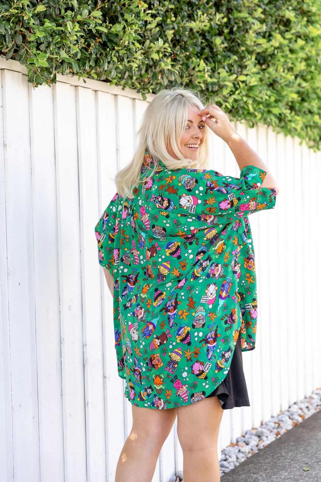 Tammin Shirt in Xmas Gnome by Kasey Rainbow - Image 14