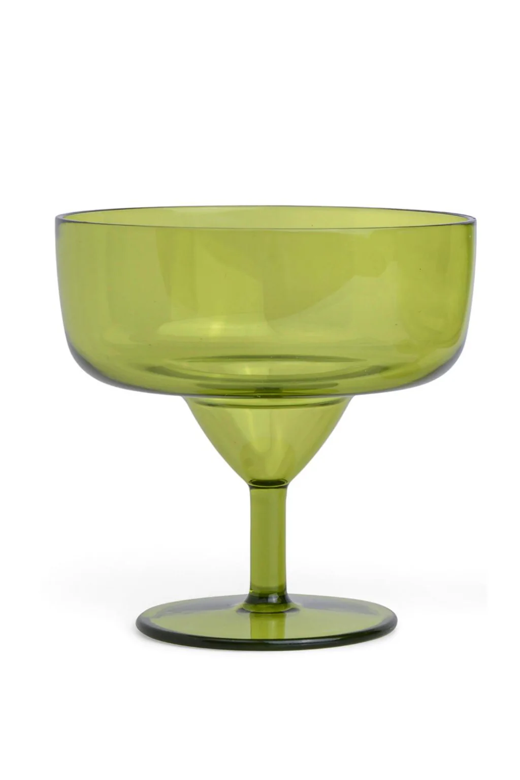 The Rue Margarita Glasses - Set of 4 - Olive - Image 4