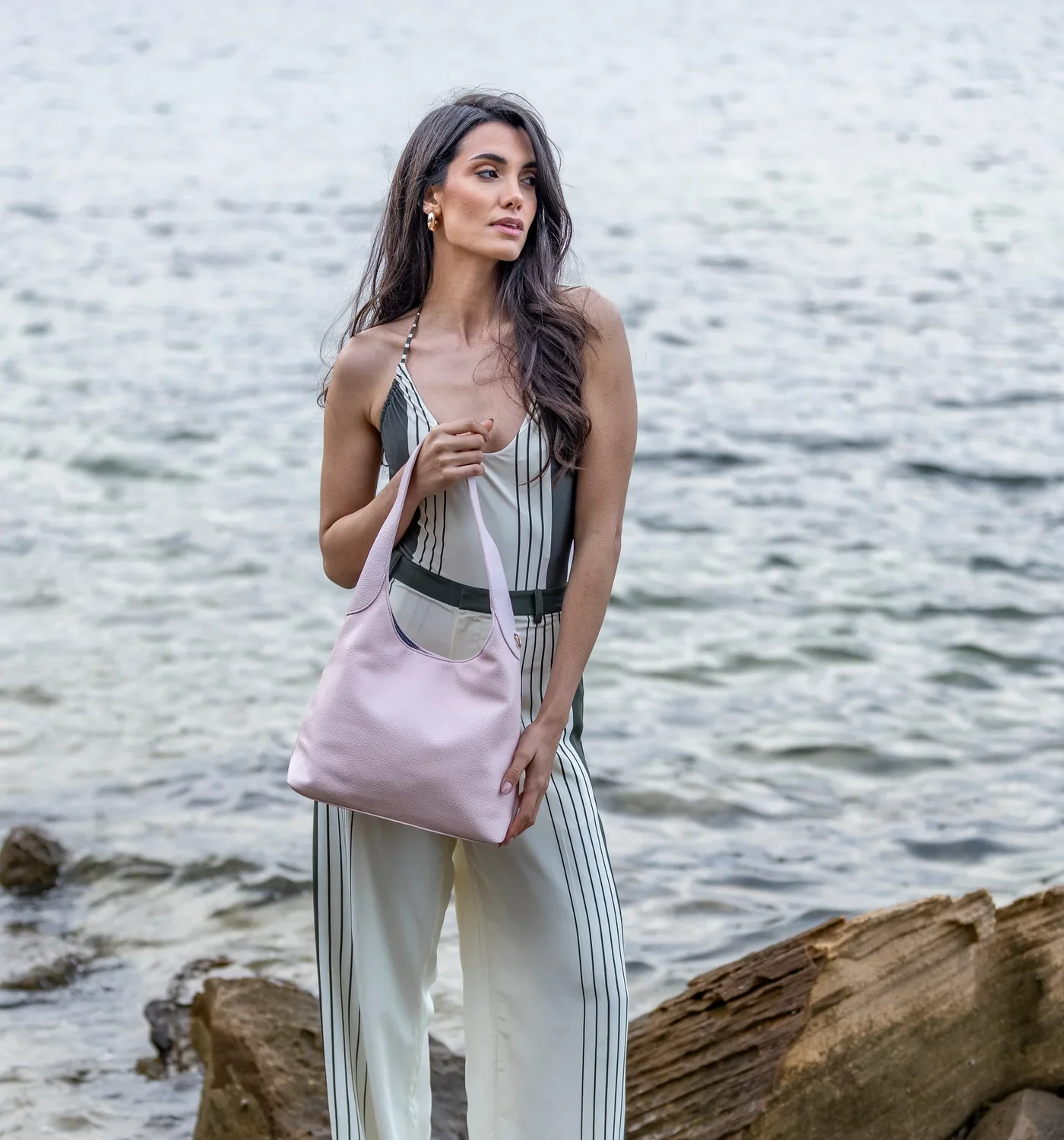 Tammie Marshmallow Pink 2 Piece Handbag Set by Black Caviar - Image 2