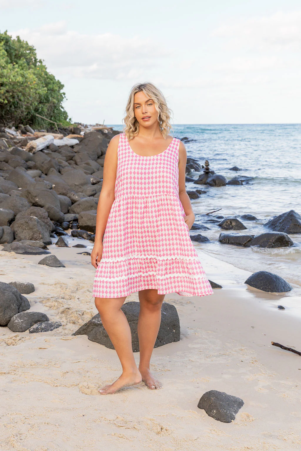 Tony Dress in Sorrento Pink - Image 4