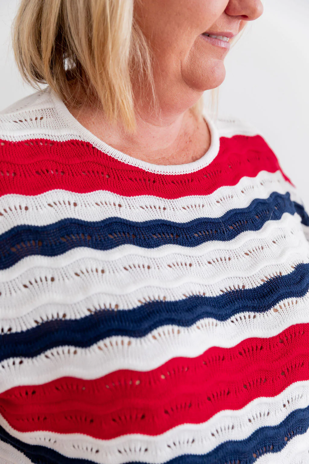 Waves Knit in Nautical - Image 7
