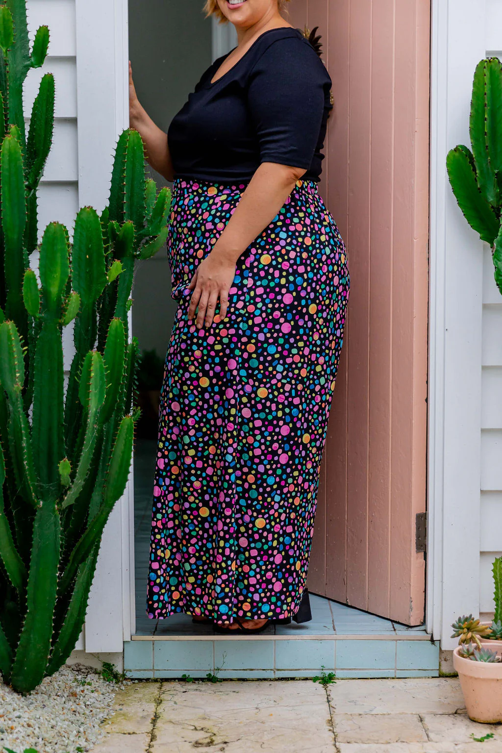 Zelda Pants in Black Pebble by Kasey Rainbow - Image 13