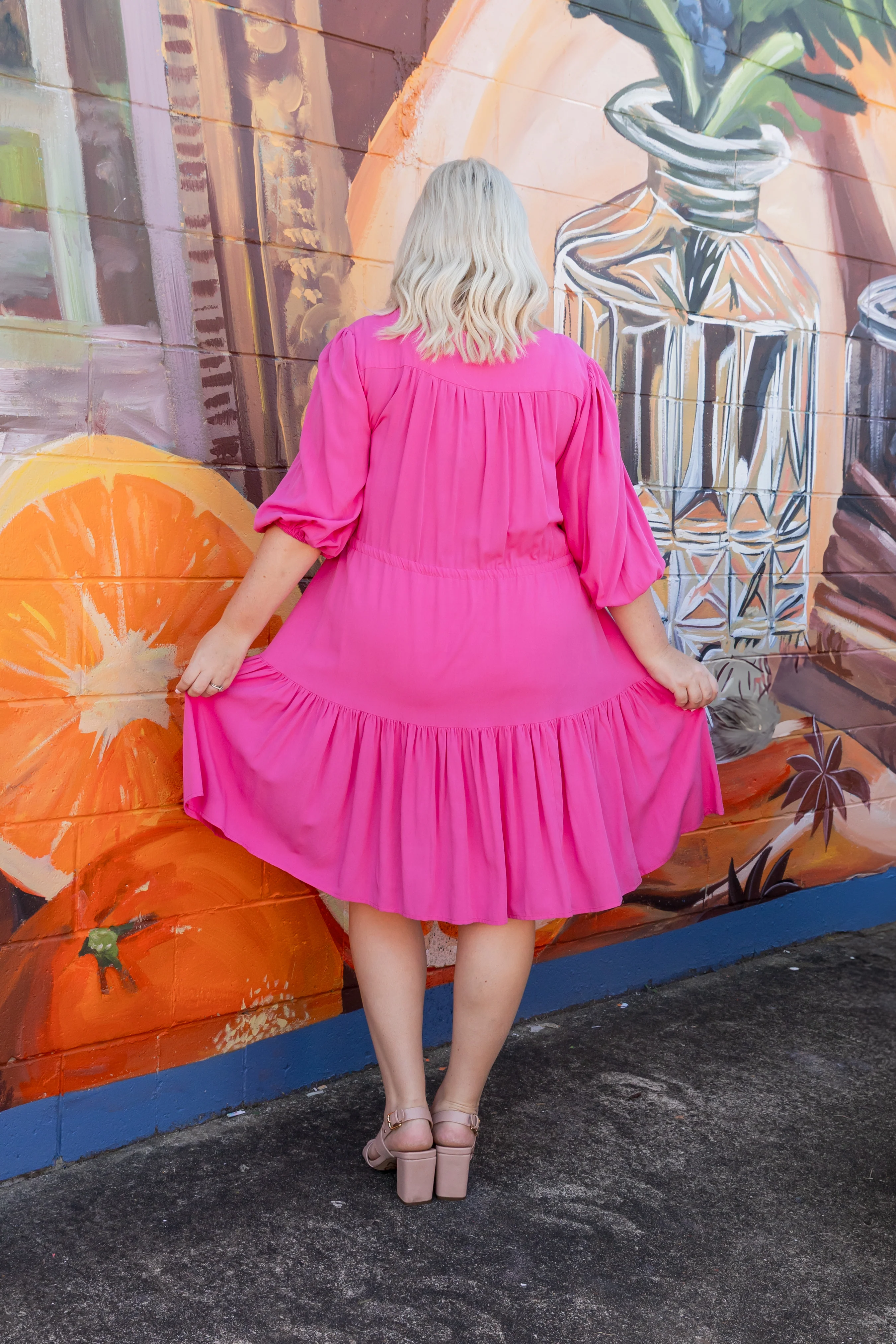 Ziggy Dress In Pink - Image 10