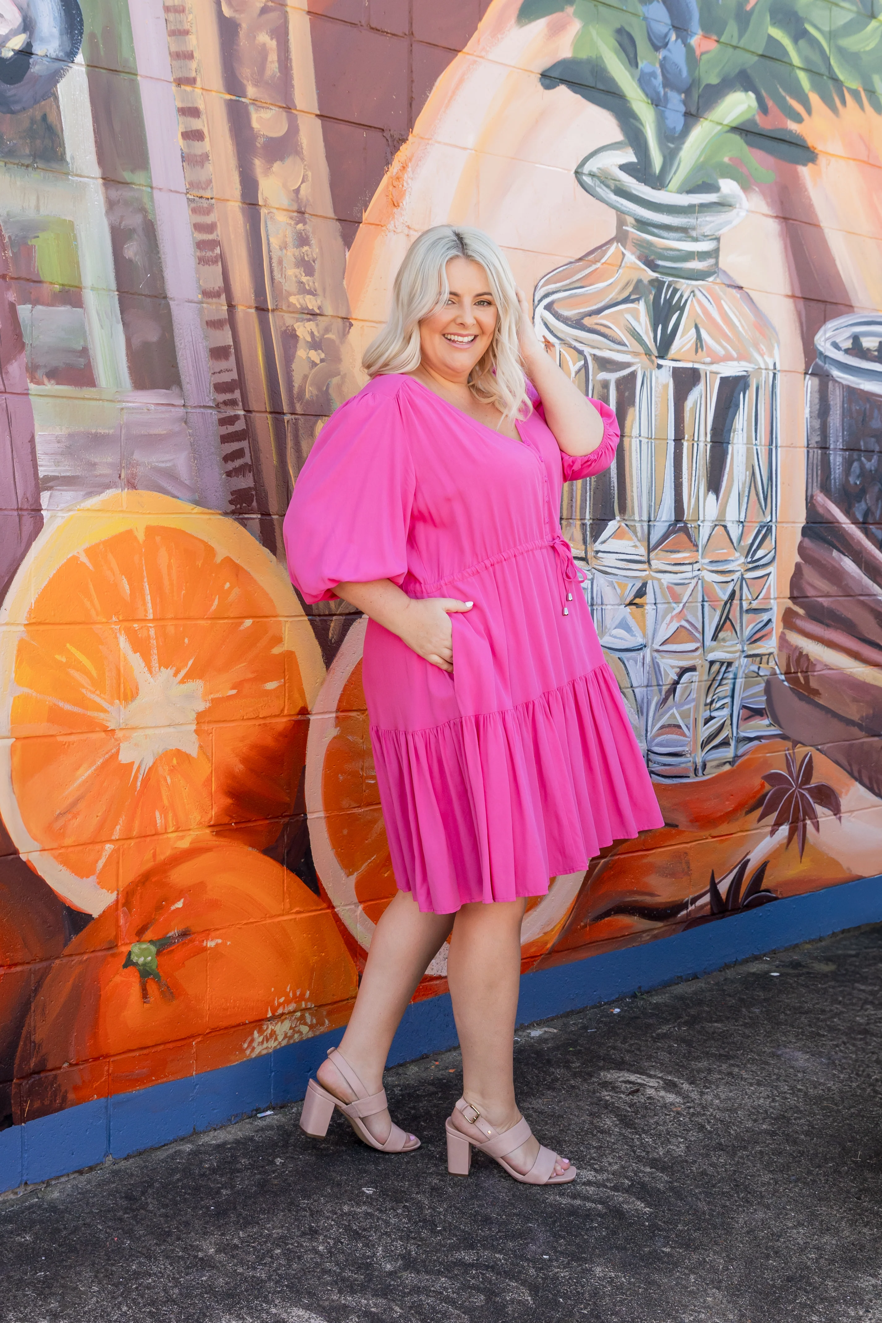 Ziggy Dress In Pink - Image 13